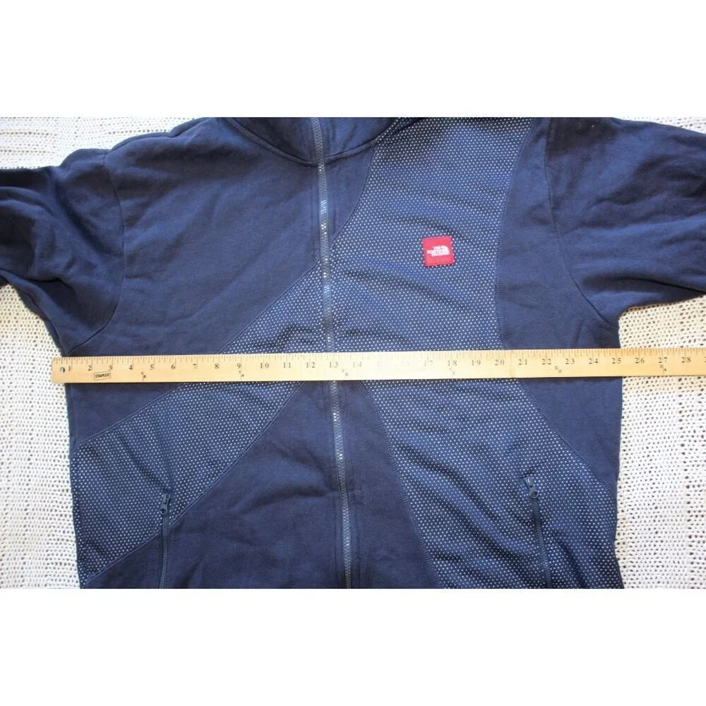 The North Face Men's Jacket Size XXL Blue Long Sleeves Full Zip Pockets Winter